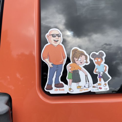 Bumper Buddy Stickers