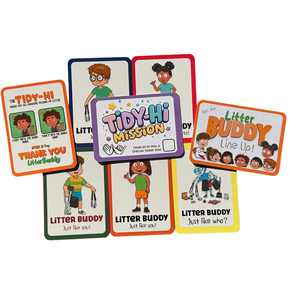 Litter Buddy Collectable Cards